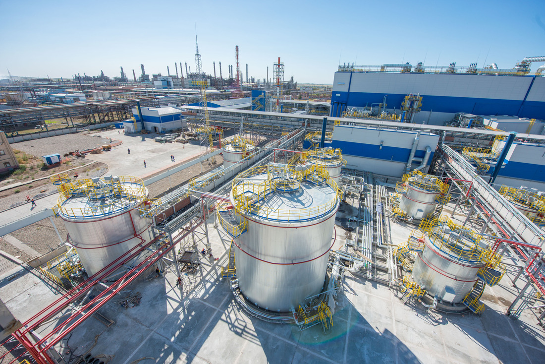 Строительство комплекса акриловой кислоты и акрилатов. Август 2016 года
